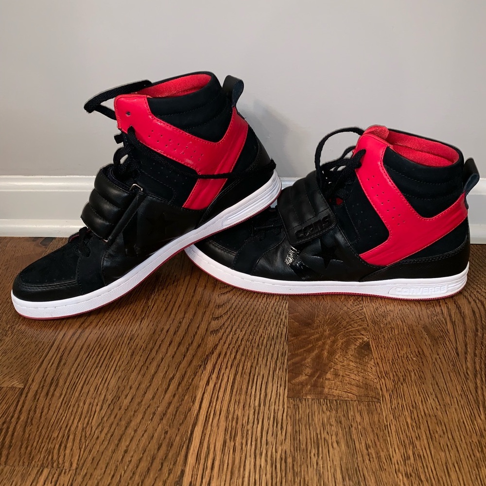 Red Hightop Converse